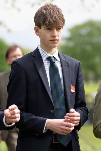 James, Earl of Wessex, followed in the footsteps of his father Prince Edward by donning a signet ring during his rare public appearance at the Royal Windsor Horse Show