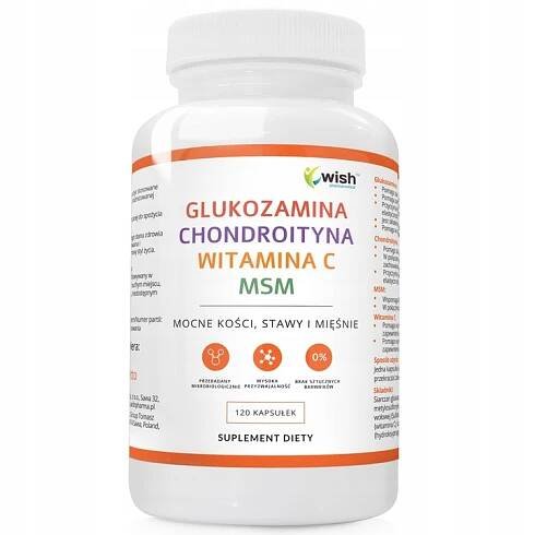 GLUKOSAMIN CHONDROITIN MSM VITAMÍN C Klouby 120k