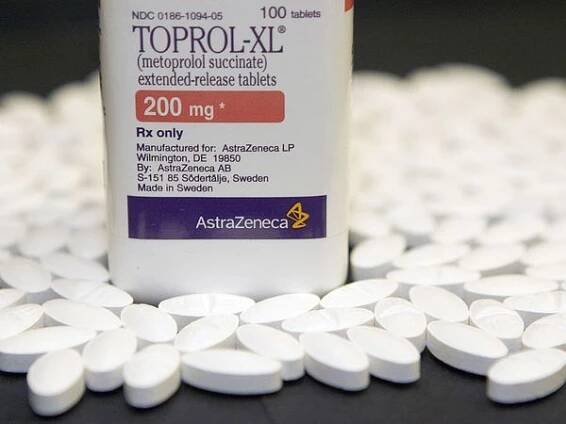 Toprol-XL tablets and bottle