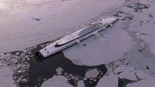 Ponorka, jachta, nebo obojí v jednom? Firma Migaloo chce zkonstruovat unikátní plovoucí pevnost za zhruba 50 miliard