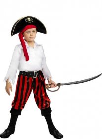 týpek v kostýmu piráta piráti