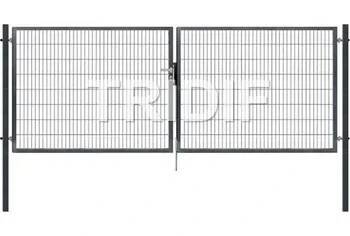Brána s 3D drátěným panelem / ANTRACIT / šířka 3000 mm / + 2 ks sloupků ZDARMA