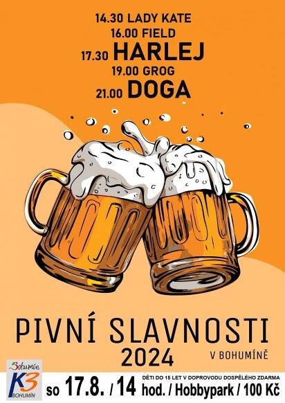 Pivní slavnosti (So 17.8.2024, 14:00)