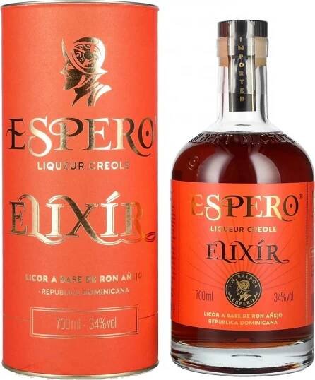 Espero Creole Elixír Caribbean 34% 0,7 l (tuba)