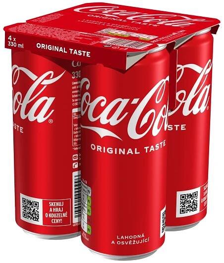 Coca-Cola 24 x 330 ml - Kolové limonády, Nealko, Nápoje, tabák