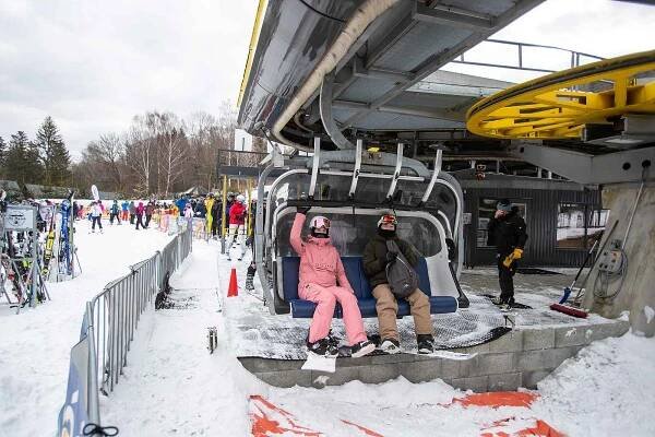 Ski areál Myšák, 8. února 2025, Karlov pod Pradědem.