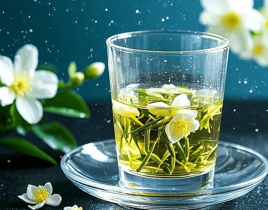 loose jasmine tea leaves