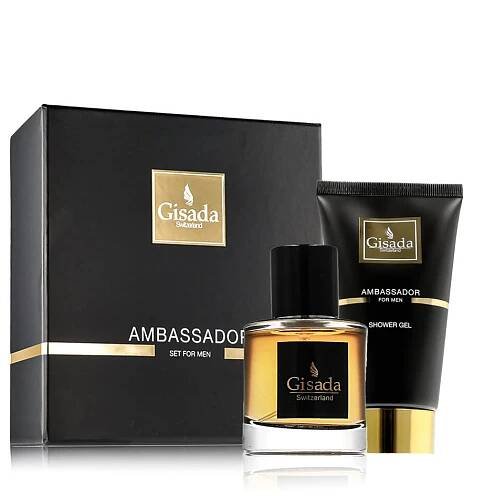 Gisada Ambassador Men EDP 50 ml + SG 100 ml M - Fragranza.cz - Objednejte si výjimečné vůně a kosmetiku online