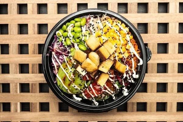 Poke bowl vegan