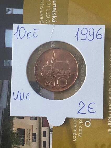 10 kč  1996 UNC - Numismatika