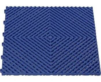 Plastová podlahová dlaždice - rohož 40x40cm ( DARK BLUE ) HS-PP-004