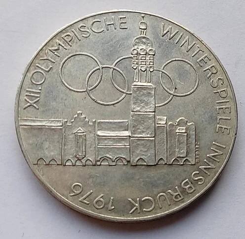 Rakousko - 100 Schilling 1976 -  Olympiáda. Ag - Evropa numismatika