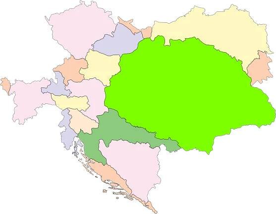Soubor:Austria-Hungary map-blank.svg – Wikipedie