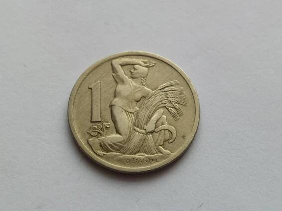 mince první republika 1 ks 1 Kč 1922 nádherný sbírkový stav !!! - Numismatika