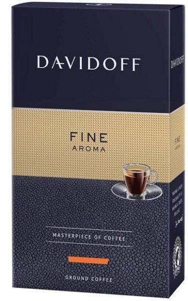 DAVIDOFF FINE AROMA mletá káva, 250g | Vsechnydarky.cz 