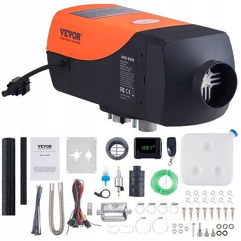 Postojové topení Nagrzewnica 5KW 12V Bluetooth s LCD displejem