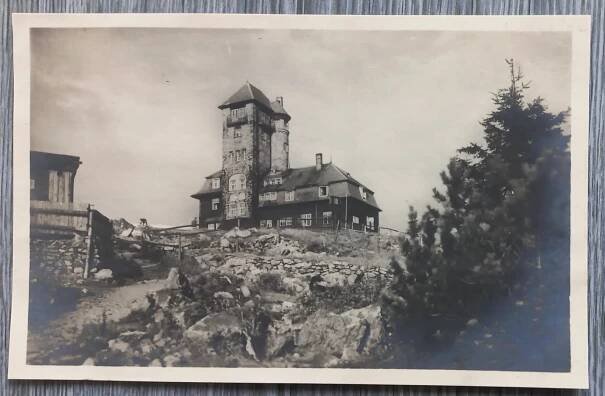Liberec - Ještěd -  Jeschkenhaus - Jizerské hory - 1928 - Pohlednice místopis