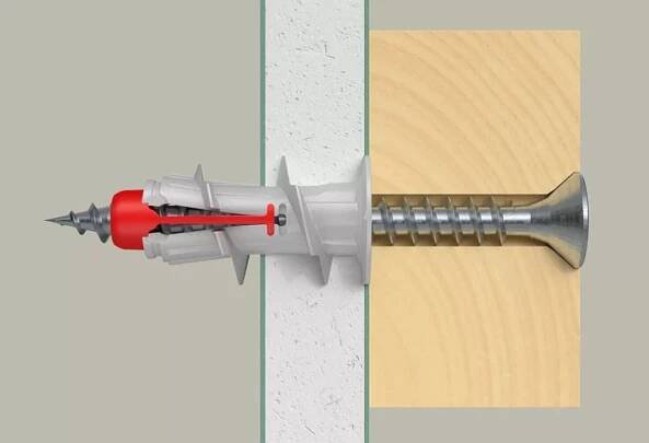 Hmoždinka do sádrokartonu Fischer DuoBlade | PRO-DOMA - Stavebniny PRO-DOMA | Váš dodavatel stavebních materiálů