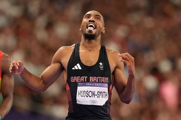Matthew Hudson-Smith, pictured, was bumped into second in the men’s 400m final by Quincy Hall (Martin Rickett/PA)
