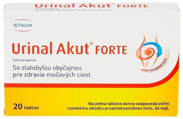 Urinal Akut FORTE 1×20 cps, liek