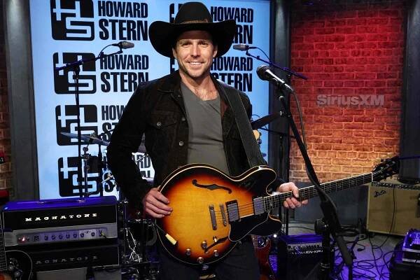 Lukas Nelson appears on SiriusXM's The Howard Stern Show at SiriusXM Studios on June 24, 2025 in New York City. 