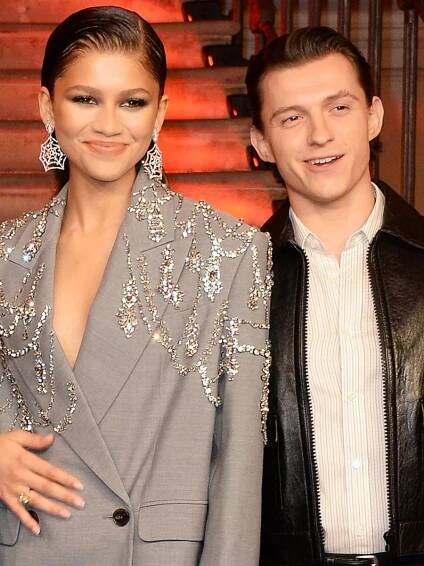 Zendaya and Tom Holland. 