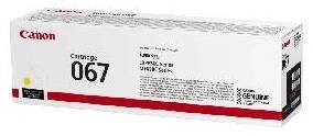 Canon TONER 067 žlutá pro i-SENSYS LBP631Cw, LBP633Cdwa, MF651Cw, MF655Cdw, MF657Cdw (1250 str.) 5099C002