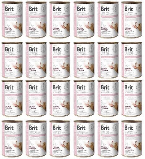 BRIT Veterinary Diet Hypoallergenic Salmon&Pea 24x400 g