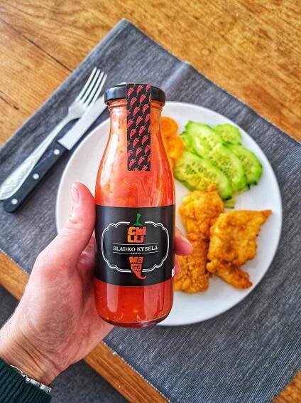 Smažené kuřecí kousky se Sladkokyselou chilli omáčkou - ChilliMaga s.r.o.