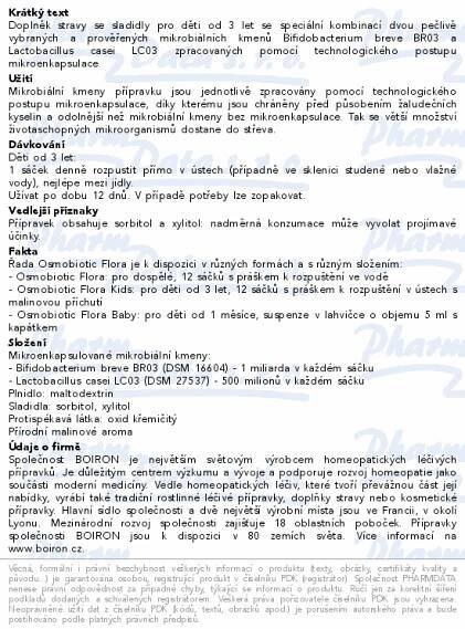 Osmobiotic Flora Kids por.gra.sus. 12 sáčků - Centrálnílékárna.cz - Vaše internetová lékárna