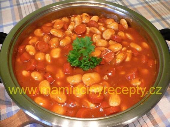 Fazole s párkem – Maminčiny recepty
