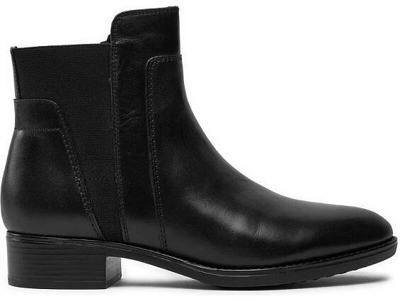 Geox Polokozačky Geox D Felicity F D84G1F 00043 C9999 Černá