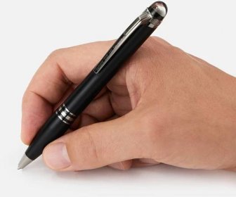 Dárkové předměty Montblanc Luxusní pera MB126362 StarWalker UltraBlack Precious Resin Ballpoint Pen | Tovys.cz 