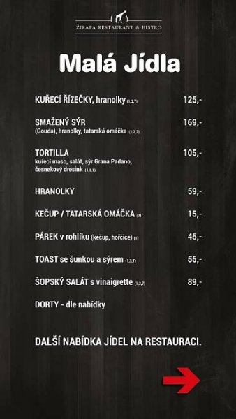 Bistro – Žirafa Restaurant & Bistro