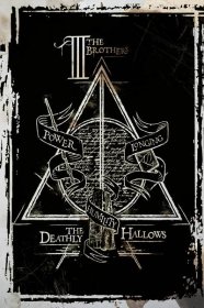 Plakát, obraz Harry Potter - Deathly Hallows Graphic | Dárky a merch | Posters.cz 