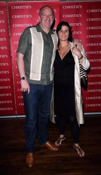 Simon with his wife Ruth Day pictured in 2008