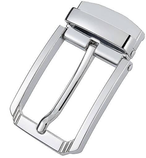 Kovová spona na opasek, spona s jehlicovým čepem, náhrada za opasek 33mm 34mm, stříbrná