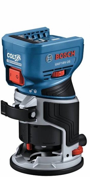 Bosch 1/4 in 4 Amp 1.39 HP Variable Brushless Combo Fixed/Plunge Cordless Route