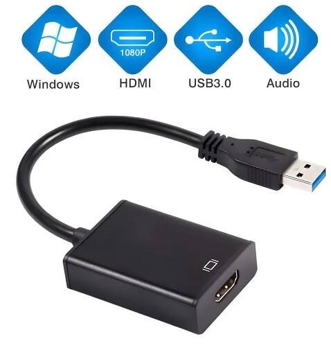 PremiumCord USB 3.0 adaptér na HDMI, FULL HD 1080p | KRUP