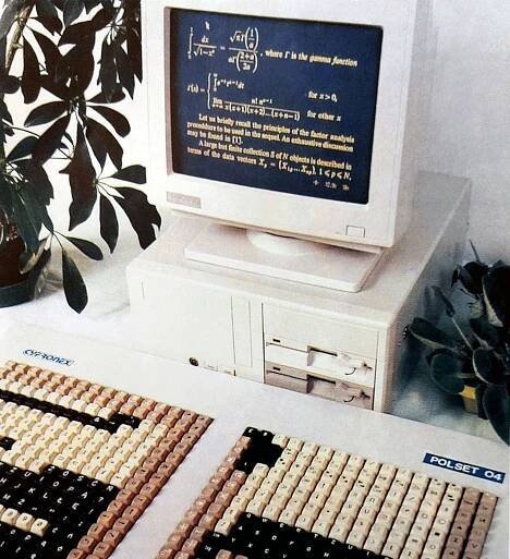 510-key POLSET 04 keyboard
POLTYPE 04

Polish PolType is a family of microcomputer systems developed by Polish engineers in close cooperation with the Polish representative of the British MonoType company.

#poltype
#cyfronex
#DTP
#poland
#retrocomputing
#retro computing
#keyboard
#80s
#ibm pc
#wysiwyg
