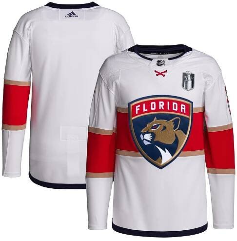 Men's Florida Panthers White Player Blank Jersey