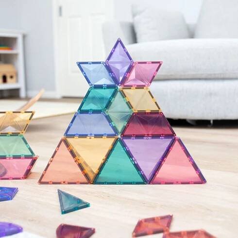 Connetix Tiles - Magnetická stavebnice PASTEL Shapes Expansion 48 ks