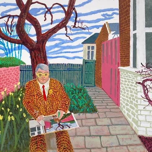 David Hockney 25, Paris review: Sprawling and spontaneous, this could be the most monumental Hockney show any of us will see