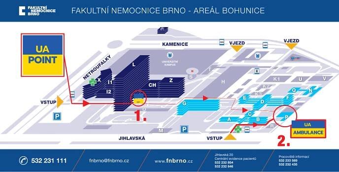 Ve Fakultní nemocnici Brno Bohunice se otevírá UA Ambulance