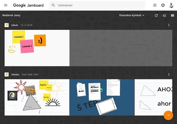 Jamboard – Co jsem vyzkoušela