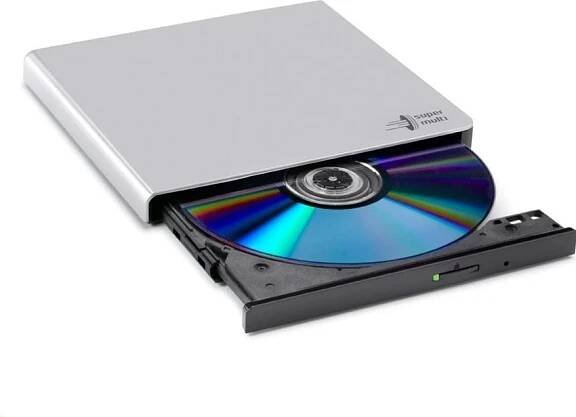HITACHI LG - externí mechanika DVD-W/CD-RW/DVD±R/±RW/RAM GP57ES40, Slim, Silver, box+SW