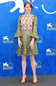 Emma Stone attending the 'La La Land' photocall in Venice USA/AUS ONLY
