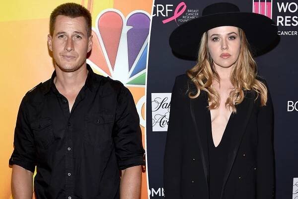 A split of Brendan Fehr and Majandra Delfino.