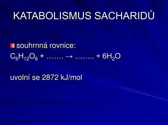 PPT - METABOLISMUS SACHARIDŮ PowerPoint Presentation, free download - ID:4161981