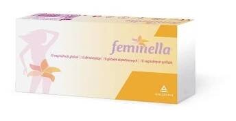 FEMINELLA Vaginálních globule 10 kusů (Vaginální čípky a krémy) - Intimní
